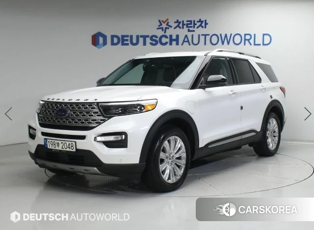 Ford Explorer 6th Generation 2021 Белый из Кореи