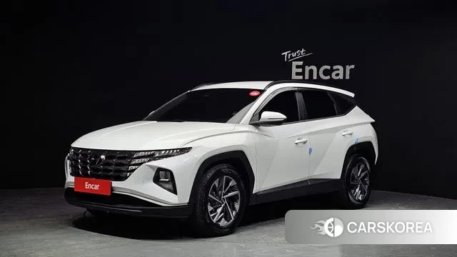 Hyundai Tucson Hybrid (NX4) 2021 Белый из Кореи