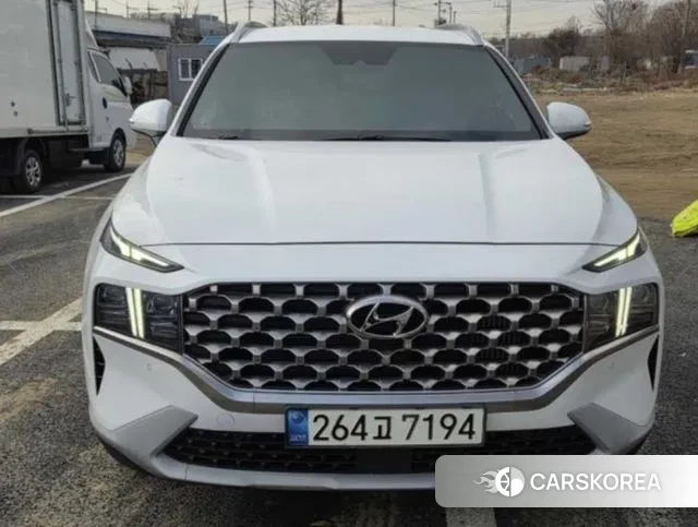 Hyundai The New Santa Fe 2022 Белый из Кореи