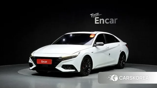 Hyundai Avante (CN7) 2021 Белый из Кореи