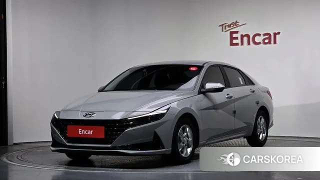 Hyundai Avante (CN7) 2021 Серебристо-серый из Кореи