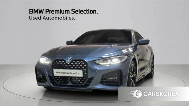 BMW 4 Series (G22) 2021 Синий из Кореи