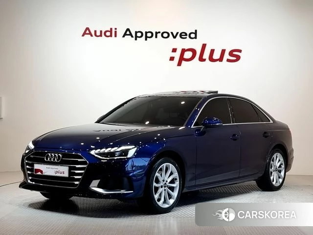 Audi A4 (B9) 2023 Синий из Кореи