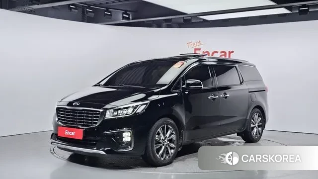 Kia The New Carnival 2018 Черный из Кореи