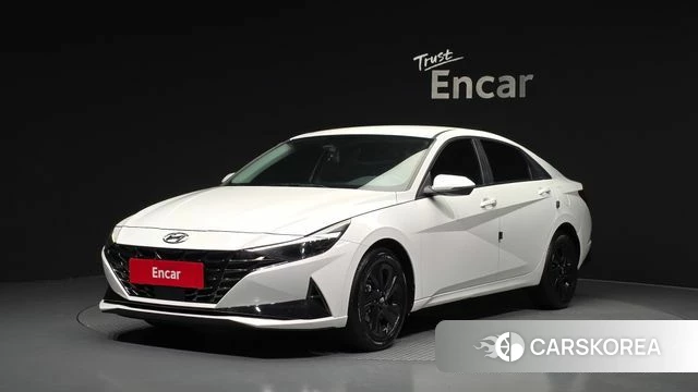 Hyundai Avante (CN7) 2023 Белый из Кореи