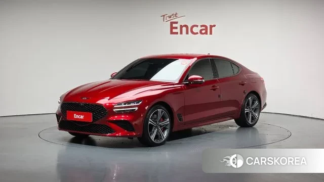 Genesis The New G70 2024 Красный из Кореи