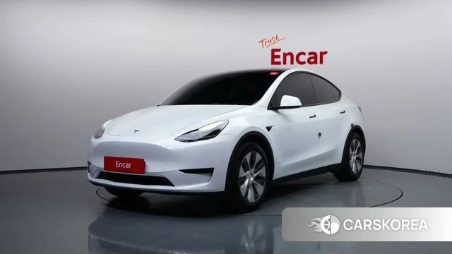 Tesla Model Y 2023 Белый из Кореи