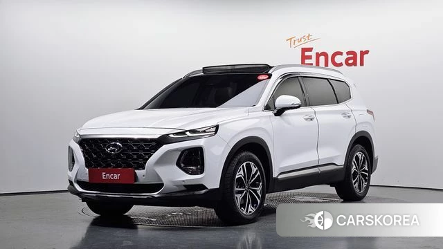 Hyundai Santa Fe TM 2019 Белый из Кореи