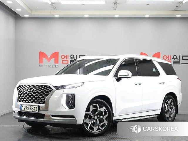 Hyundai Palisade 2021 Белый из Кореи