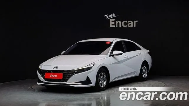 Hyundai Avante (CN7) 2021 Белый из Кореи