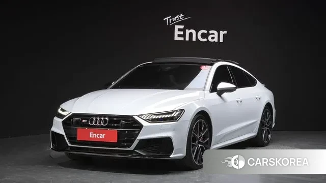 Audi S7 (4K) 2021 Белый из Кореи