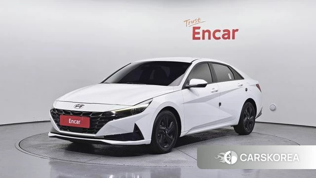 Hyundai Avante (CN7) 2022 Белый из Кореи