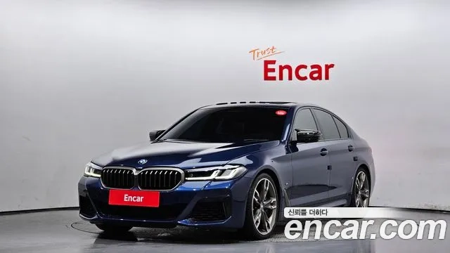 BMW 5 Series (G30) 2020 Синий из Кореи
