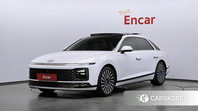 Hyundai Grandeur Hybrid (GN7) 2023 Белый из Кореи