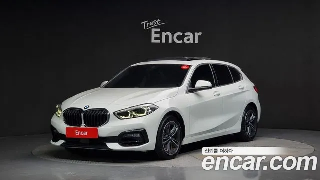 BMW 1 Series (F40) 2021 Белый из Кореи