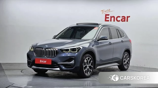 BMW X1 (F48) 2021 Небесно-голубой из Кореи