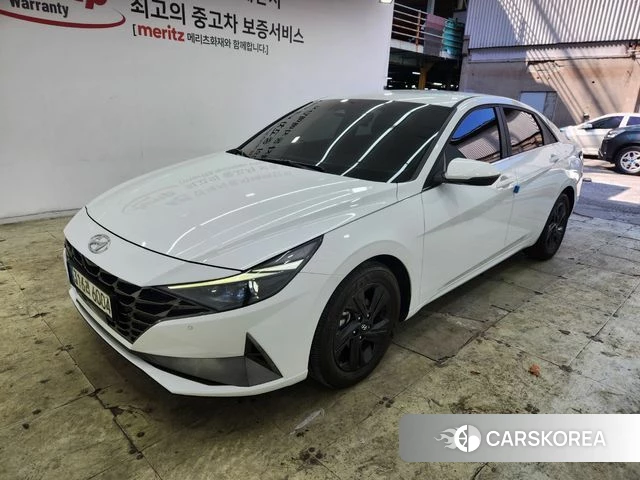 Hyundai Avante (CN7) 2020 Белый из Кореи