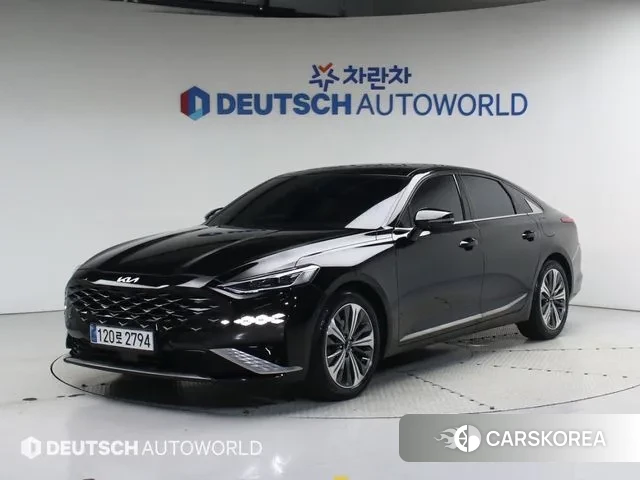 Kia K8 Hybrid 2022 Черный из Кореи