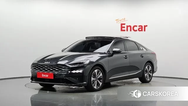 Kia K8 Hybrid 2021 Серый из Кореи