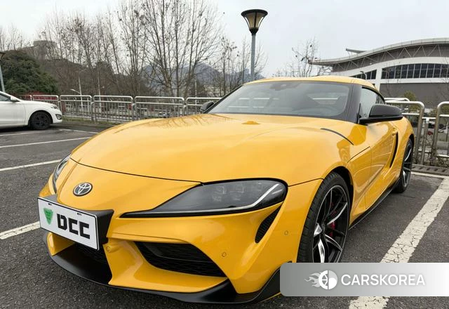 Toyota Supra 2022 Желтый из Китая