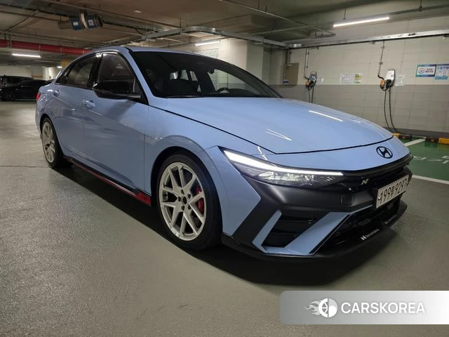 Hyundai The New Avante (CN7) 2023 Синий из Кореи