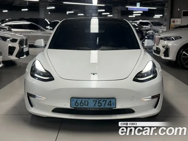 Tesla Model 3 2019 Белый из Кореи