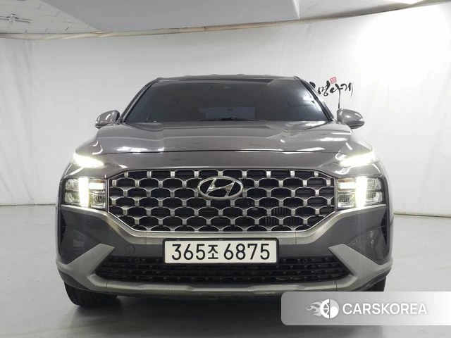Hyundai The New Santa Fe 2023 Серый из Кореи