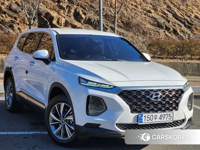 Hyundai Santa Fe TM 2019 Белый из Кореи
