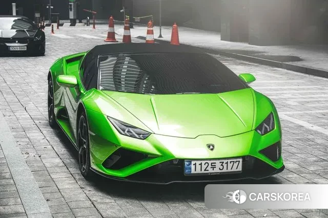 Lamborghini Huracan 2021 Зеленый из Кореи