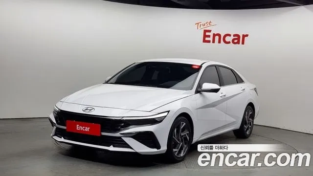 Hyundai The New Avante (CN7) 2023 Белый из Кореи