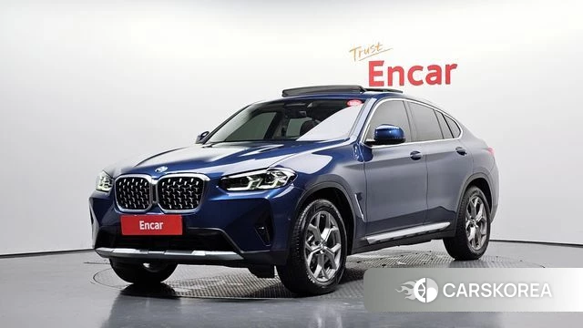 BMW X4 (G02) 2021 Синий из Кореи