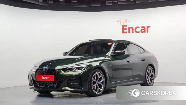 BMW i4 2022 Темно-зеленый из Кореи