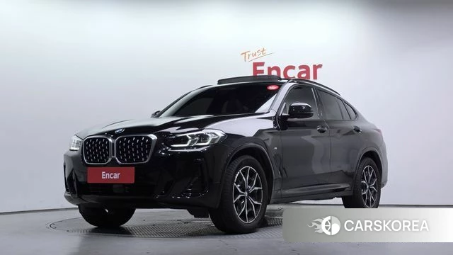 BMW X4 (G02) 2022 Черный из Кореи