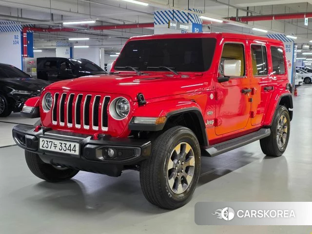 Jeep Wrangler (JL) 2019 Красный из Кореи