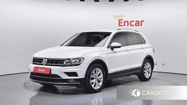 Volkswagen Tiguan second Generation 2020 Белый из Кореи
