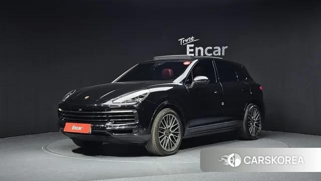 Porsche Cayenne (PO536) 2021 Черный из Кореи