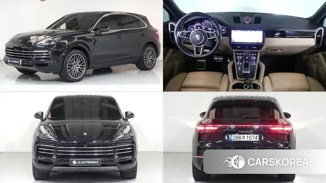 Porsche Cayenne (PO536) 2019 Черный из Кореи