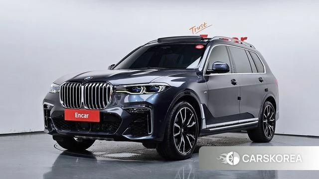 BMW X7 (G07) 2021 Серый из Кореи