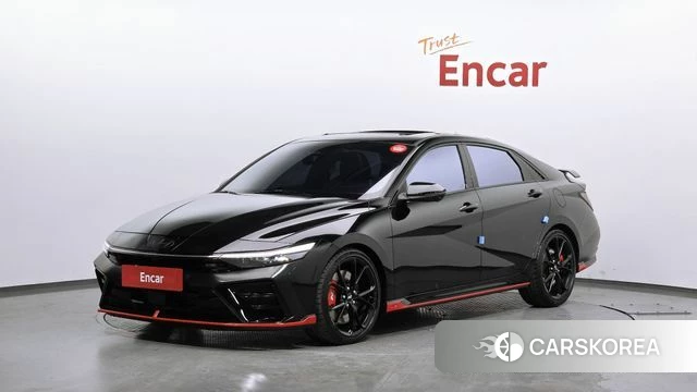 Hyundai The New Avante (CN7) 2025 Черный из Кореи