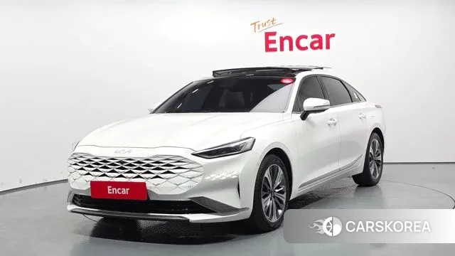 Kia K8 Hybrid 2022 Белый из Кореи
