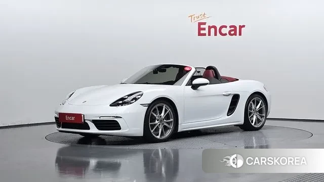 Porsche 718 Boxster 2018 Белый из Кореи