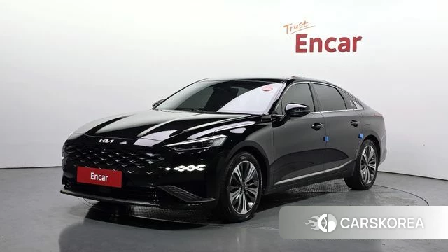 Kia K8 Hybrid 2021 Черный из Кореи
