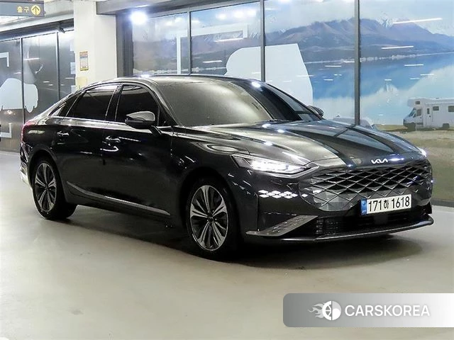 Kia K8 Hybrid 2022 Серый из Кореи