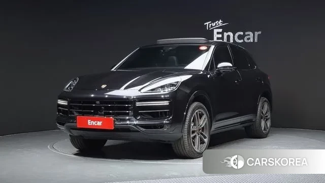 Porsche Cayenne (PO536) 2020 Черный из Кореи