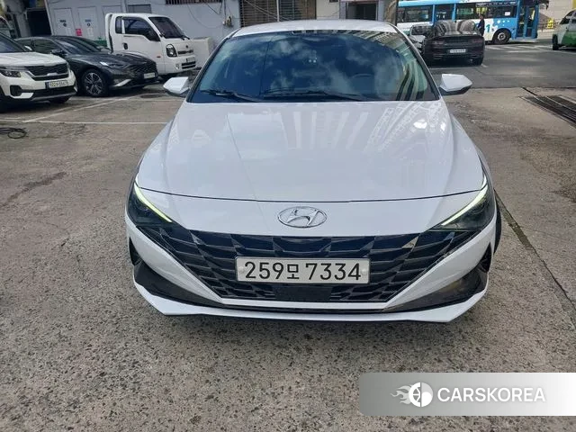 Hyundai Avante (CN7) 2020 Белый из Кореи