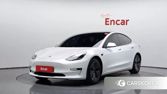 Tesla Model 3 2021 Белый из Кореи