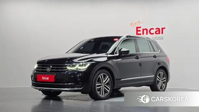 Volkswagen Tiguan second Generation 2023 Черный из Кореи