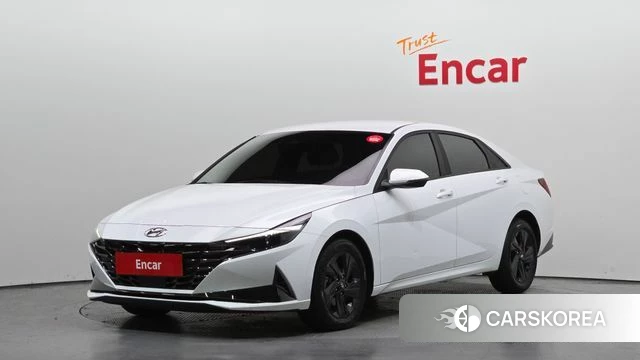 Hyundai Avante (CN7) 2022 Белый из Кореи