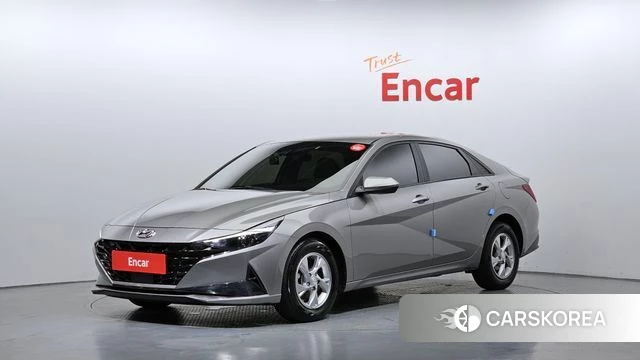 Hyundai Avante (CN7) 2021 Серебристо-серый из Кореи