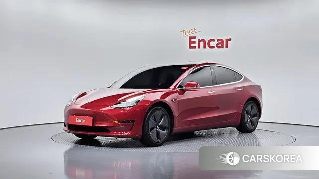 Tesla Model 3 2020 Красный из Кореи
